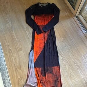 Louisa Ballou High Tide With Slits Dress